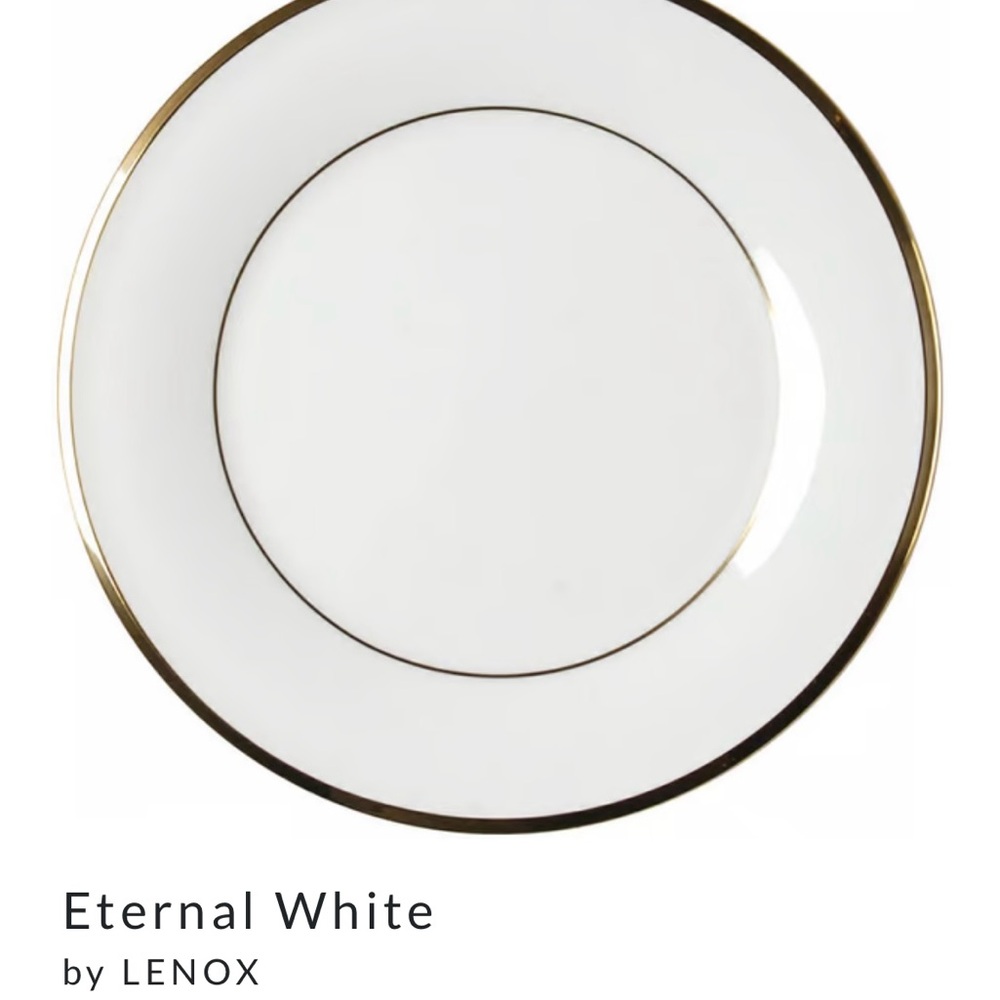 Lenox Eternal White Salad Plate.